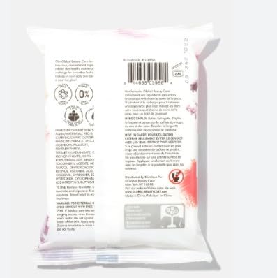 Global Beauty Care Makeup Remover Towelettes 25 Count Pack of 1