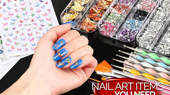 Butterfly Nail Decals DD-344