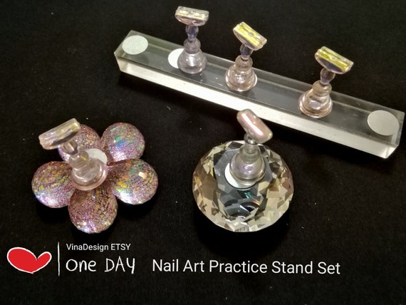 Clear False Nail Display Set