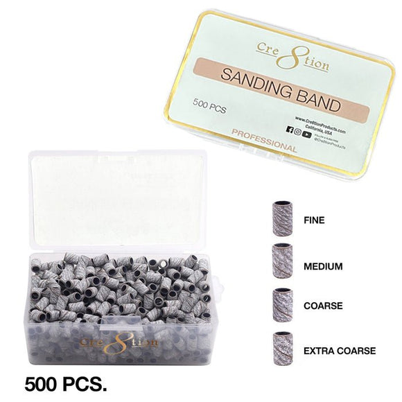 Cre8tion 500pc Sanding Bands- Medium