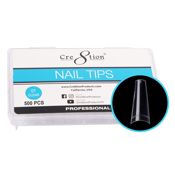 Cre8tion Clear Nail Tips 500pcs