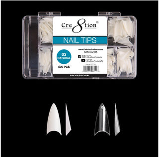 Cre8tion Clear Nail Tips 500pcs
