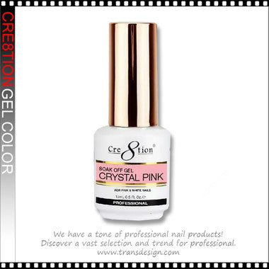 Cre8tion Gel Crystal Pink 0.5 oz