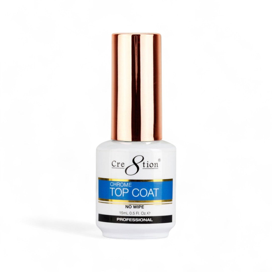 Cre8tion Metallic Chrome Gel Top Coat 0.5 oz