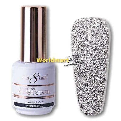 Cre8tion Soak Off Gel Super Silver