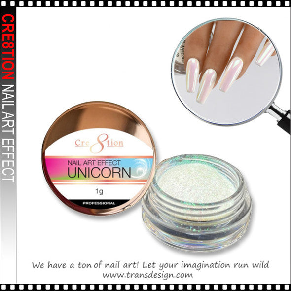 Cre8tion Unicorn Powder Nail Art Effect #13