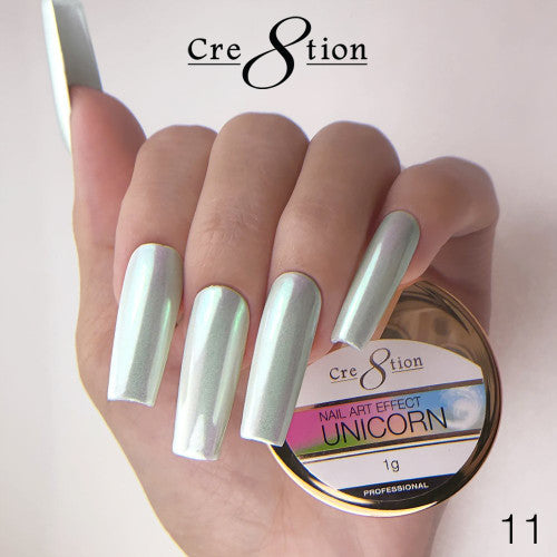Cre8tion White Silk Nail Art Effect