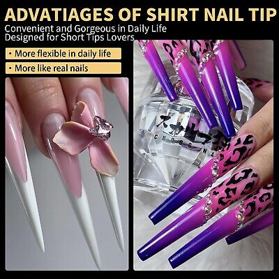 Extra Long Soft Gel Nail Tips