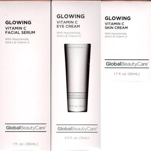 Global Beauty Care Vitamin C Serum 1 fl oz & Cleansing Cloths 25 Ct