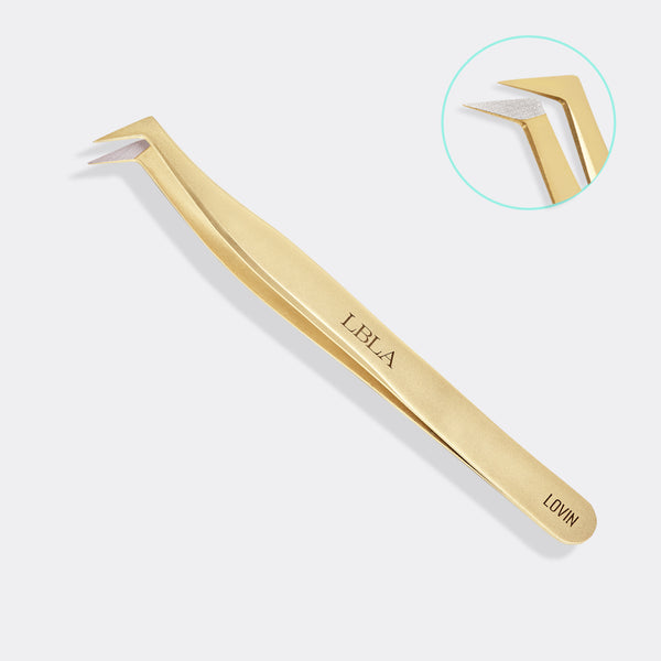 Gold Volume Eyelash Tweezer