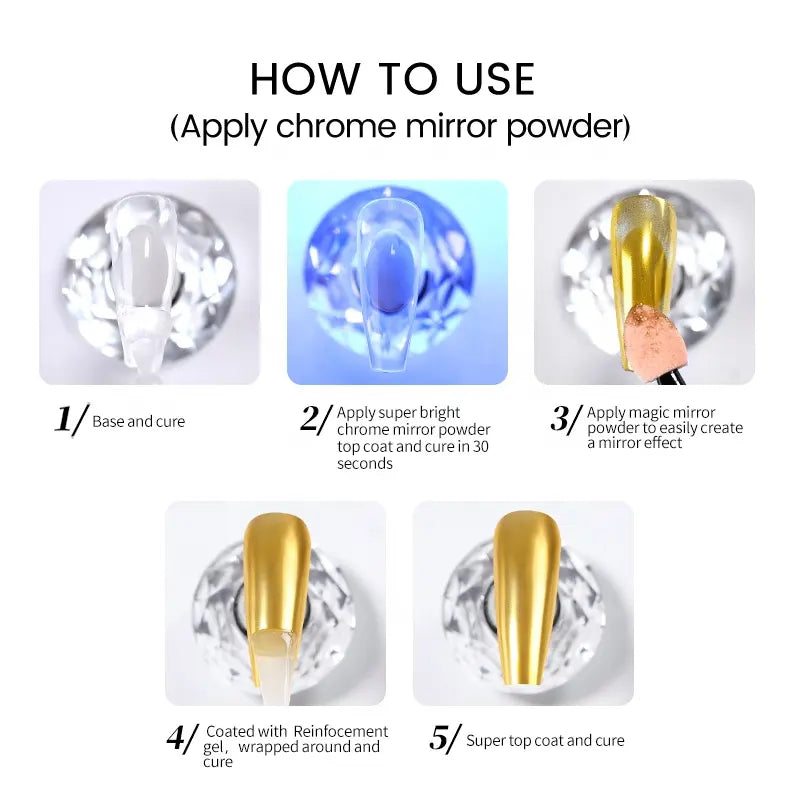 BORN PRETTY PRO Chrome Base Top Coat