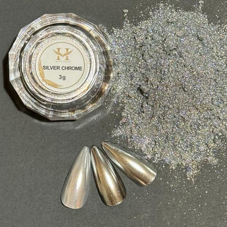 HANG Silver Chrome Nail Powder #07 Silver Chrome