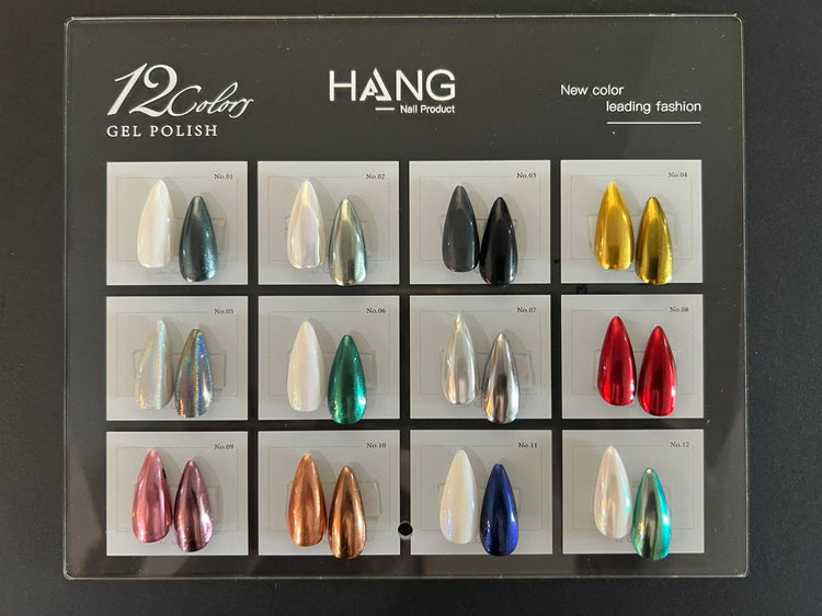 Hang #02 Chrome Nail Powder Collection- Ultra White Pearl