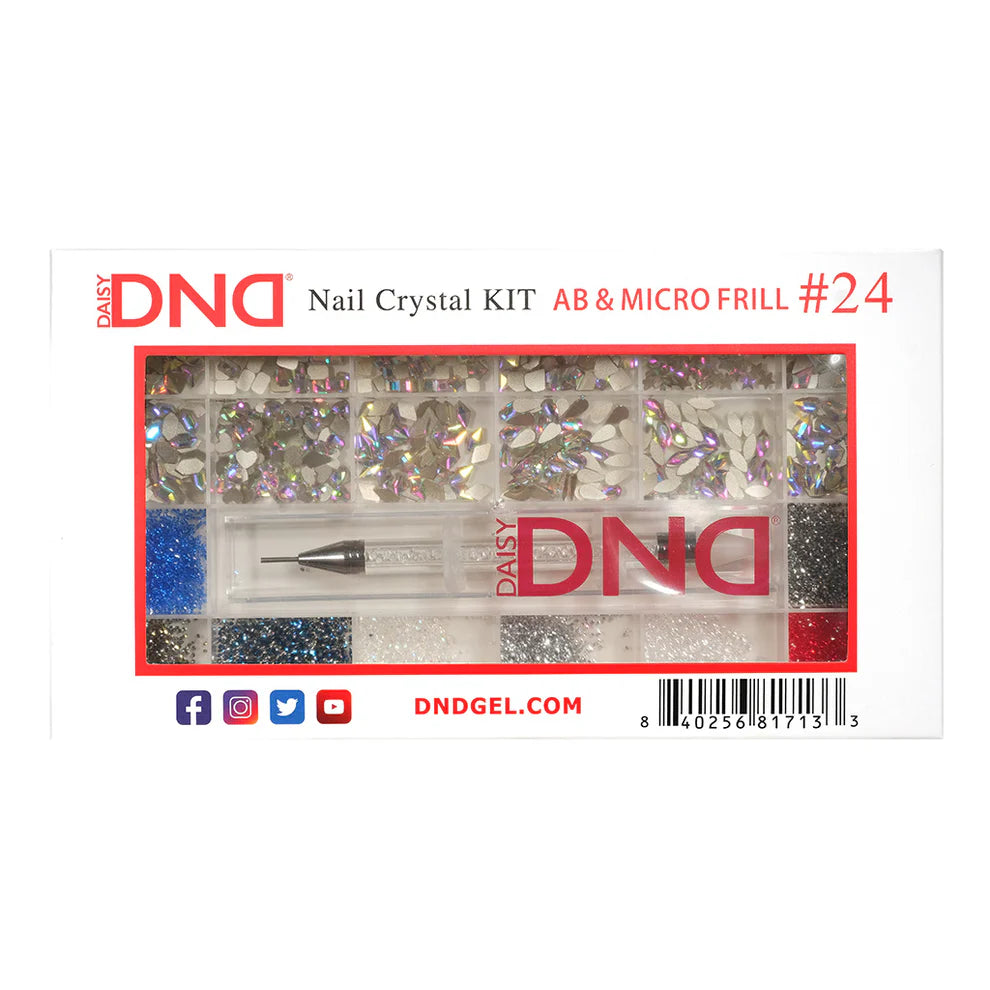 DND CRYSTAL KIT - AB & MICRO DRILL #24