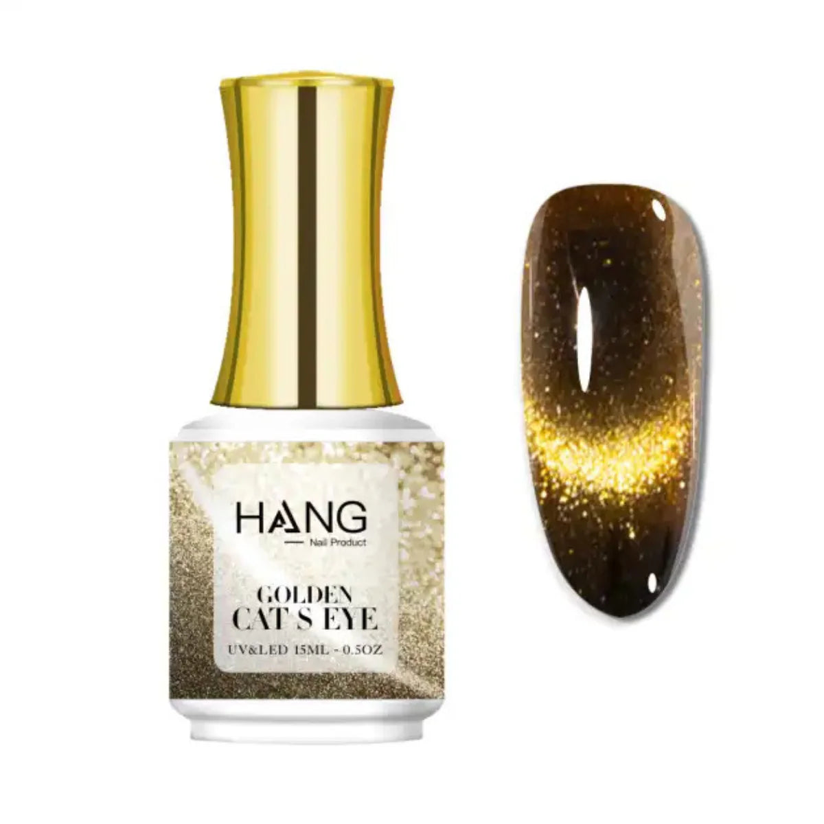 HANG GOLDEN CATS EYE 15ML /0.5 OZ GEL POLISH