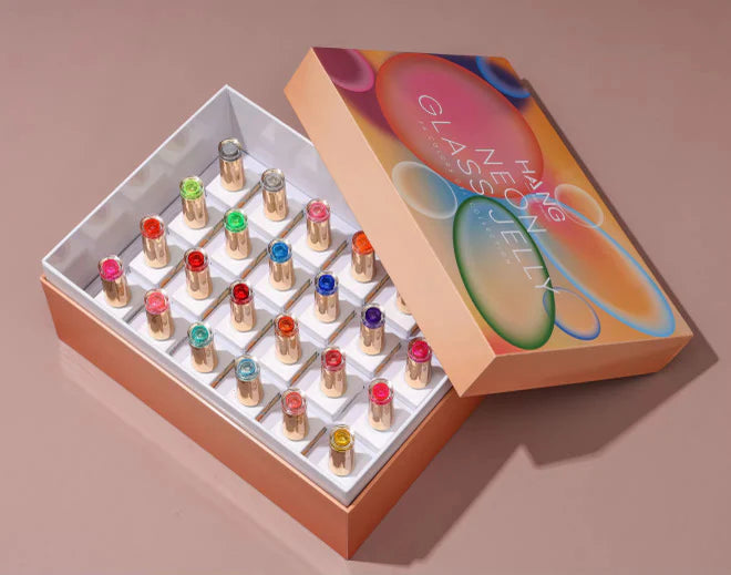 HANG Neon Glass Jelly- 24 Bottle Set