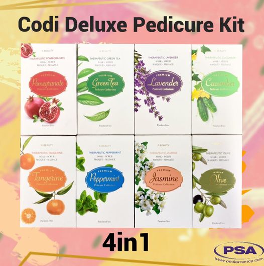 K-Beauty Codi Pedicure Kit - Pomegranate
