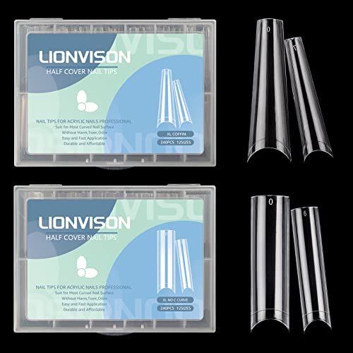 Lionvison Half Cover Nail Tips