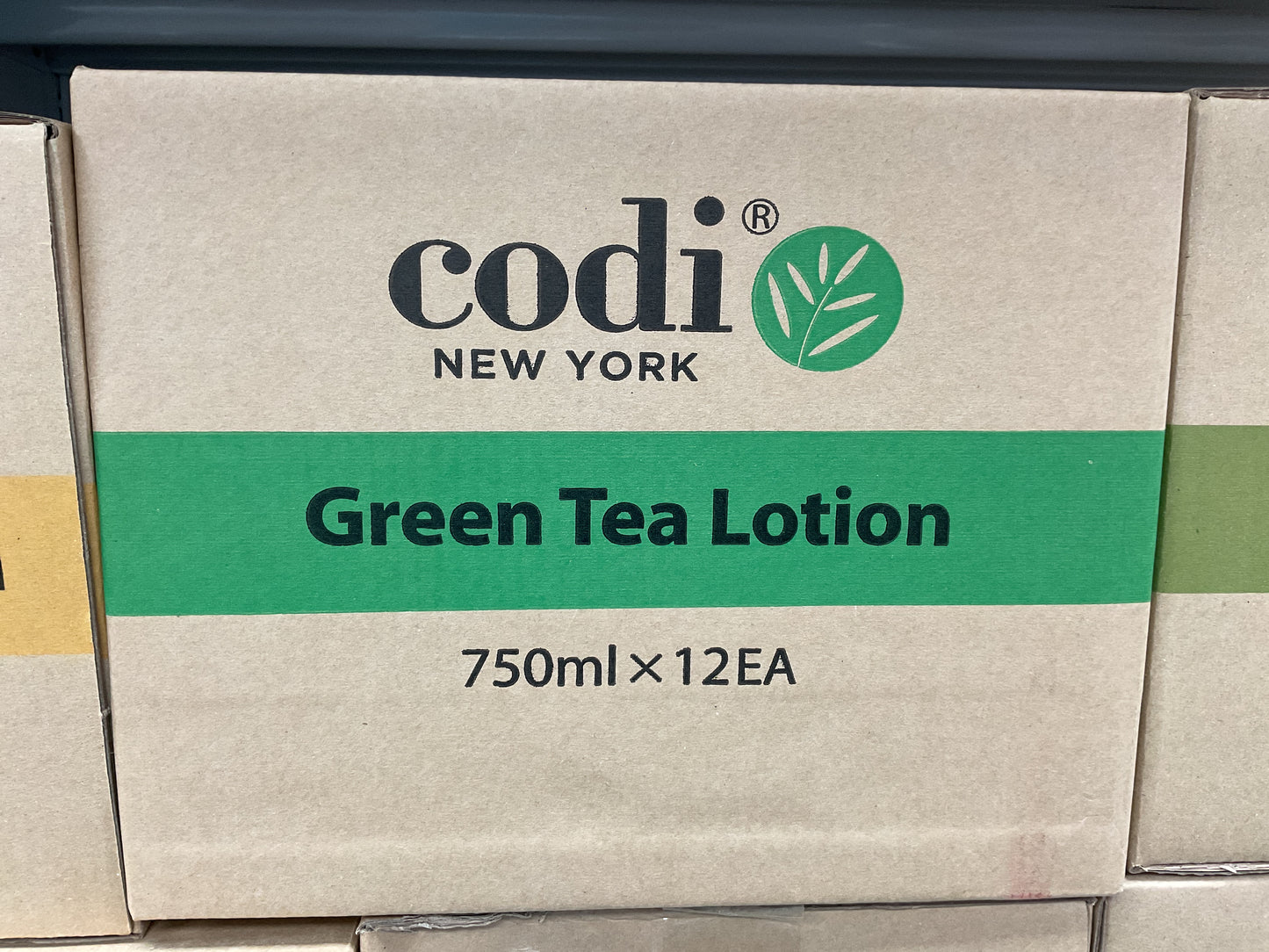 Codi Green Tea Lotion 750ml- Case of 12