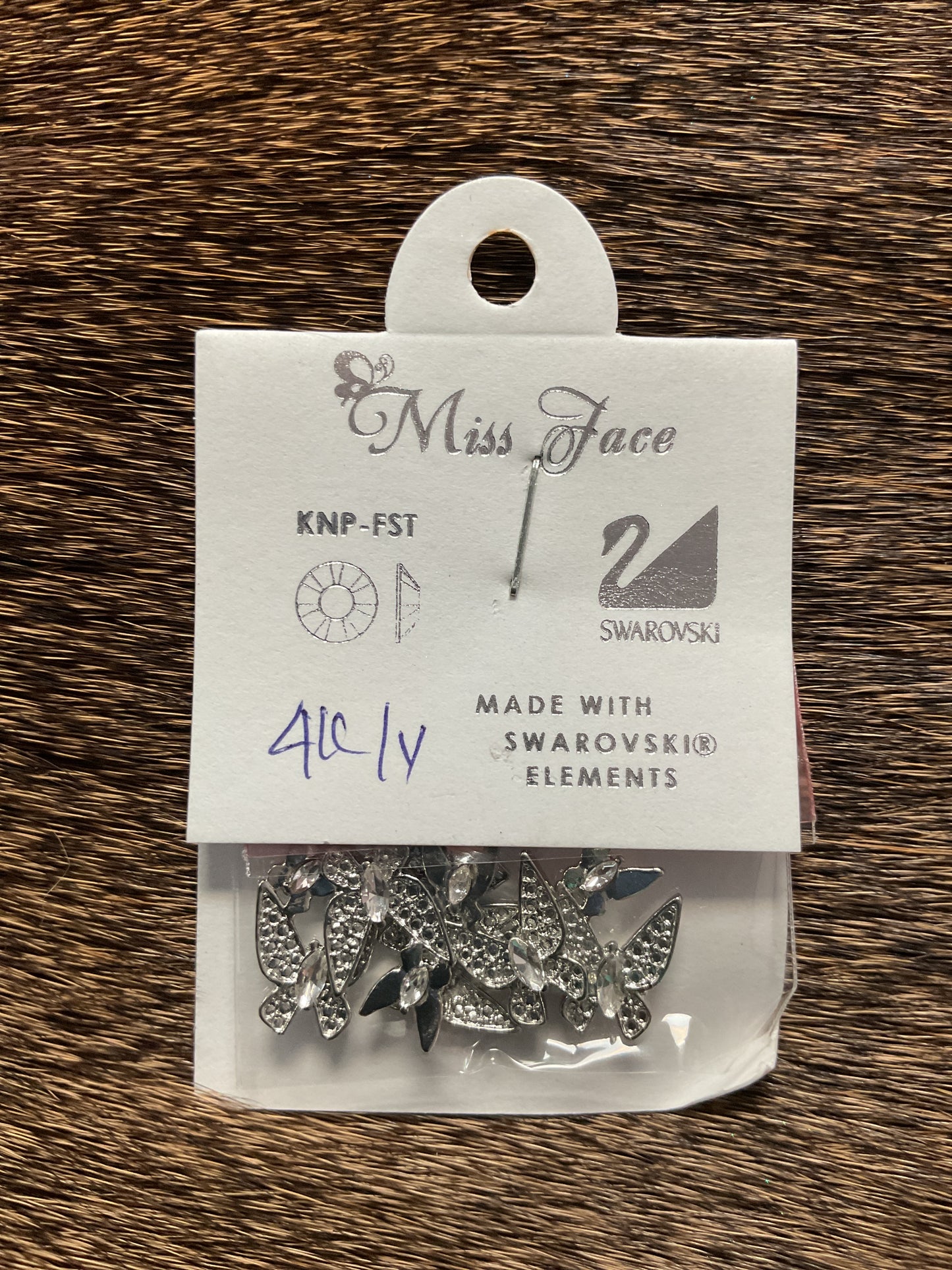 Miss Face Swarovski Crystal Nail Embellishments