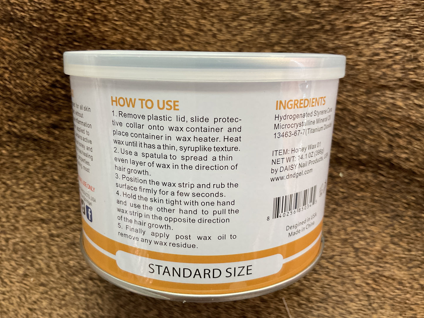 DND Honey Soft Wax 14oz