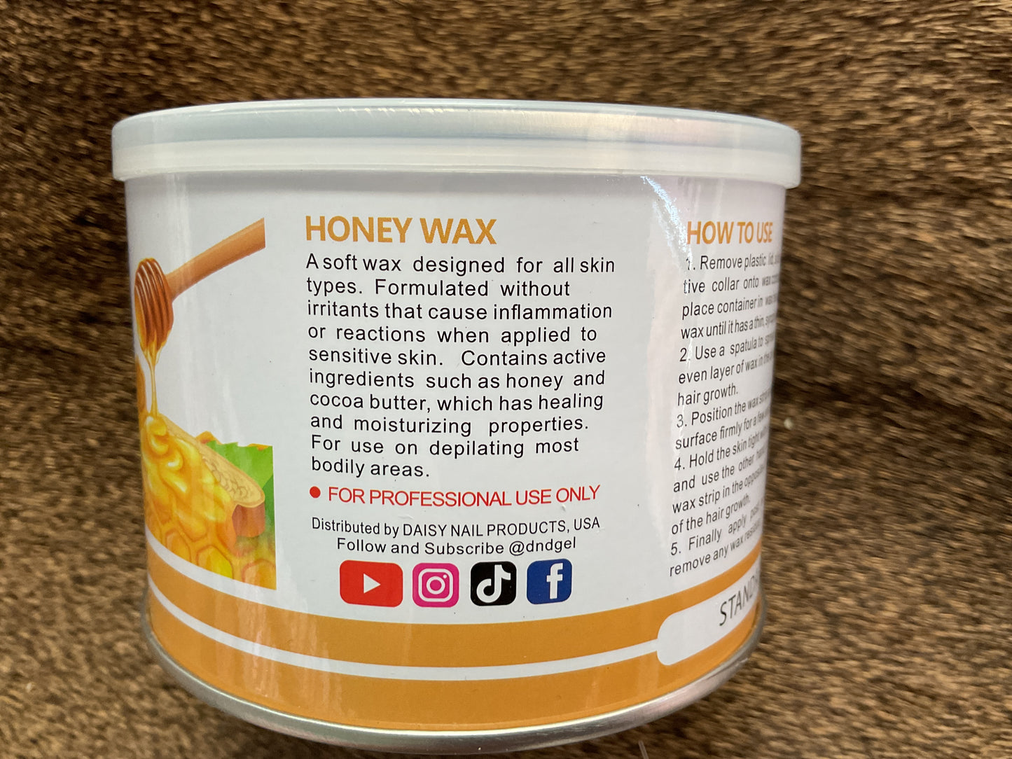 DND Honey Soft Wax 14oz