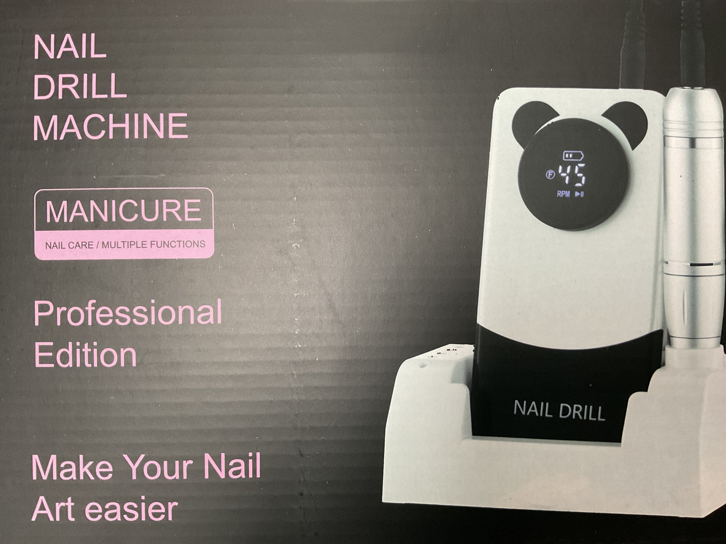 Professional Nail Drill Machine with Stand