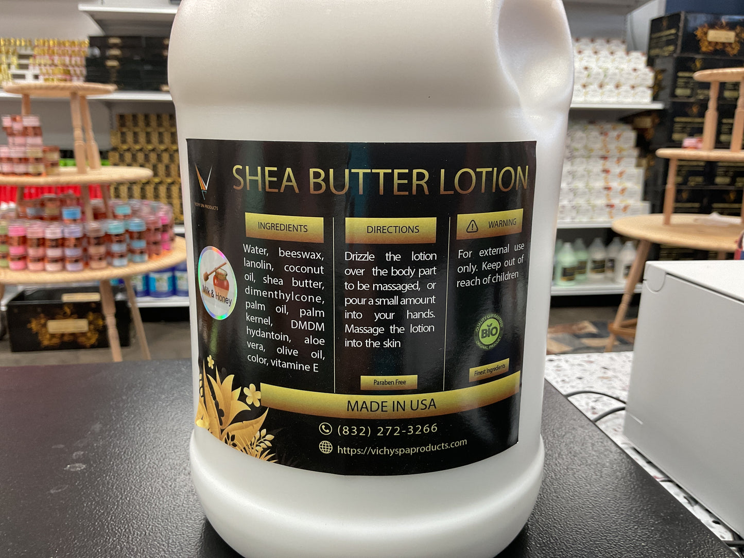 Vichy Spa Shea Butter Lotion -Gallon size