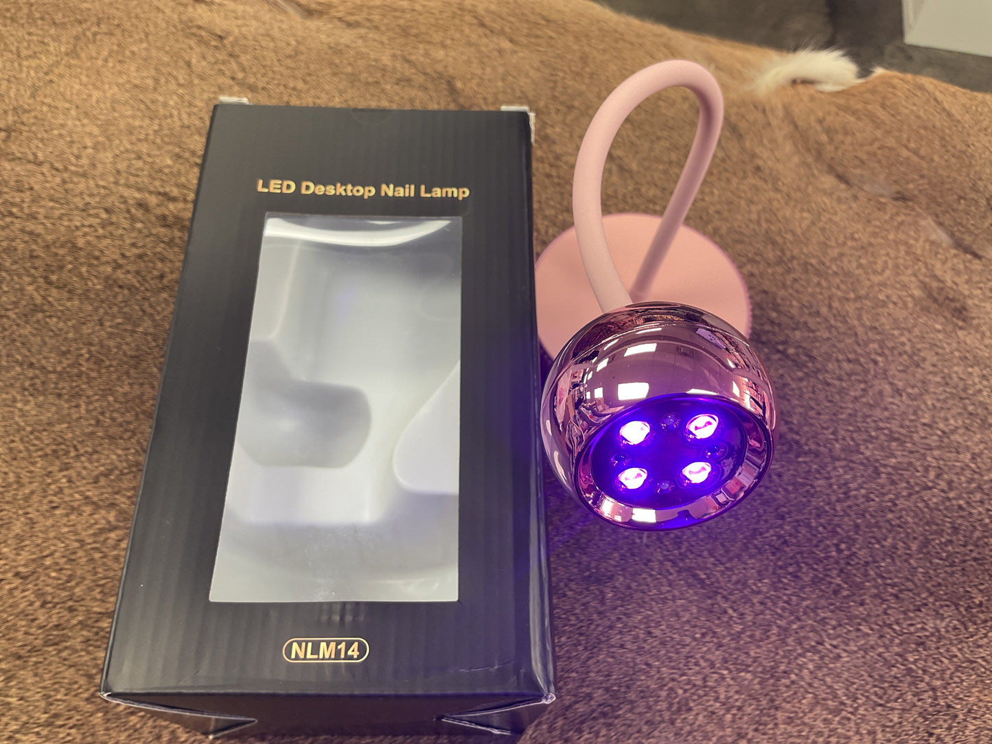 LED Flash Cure Nail Lamp (Pink)