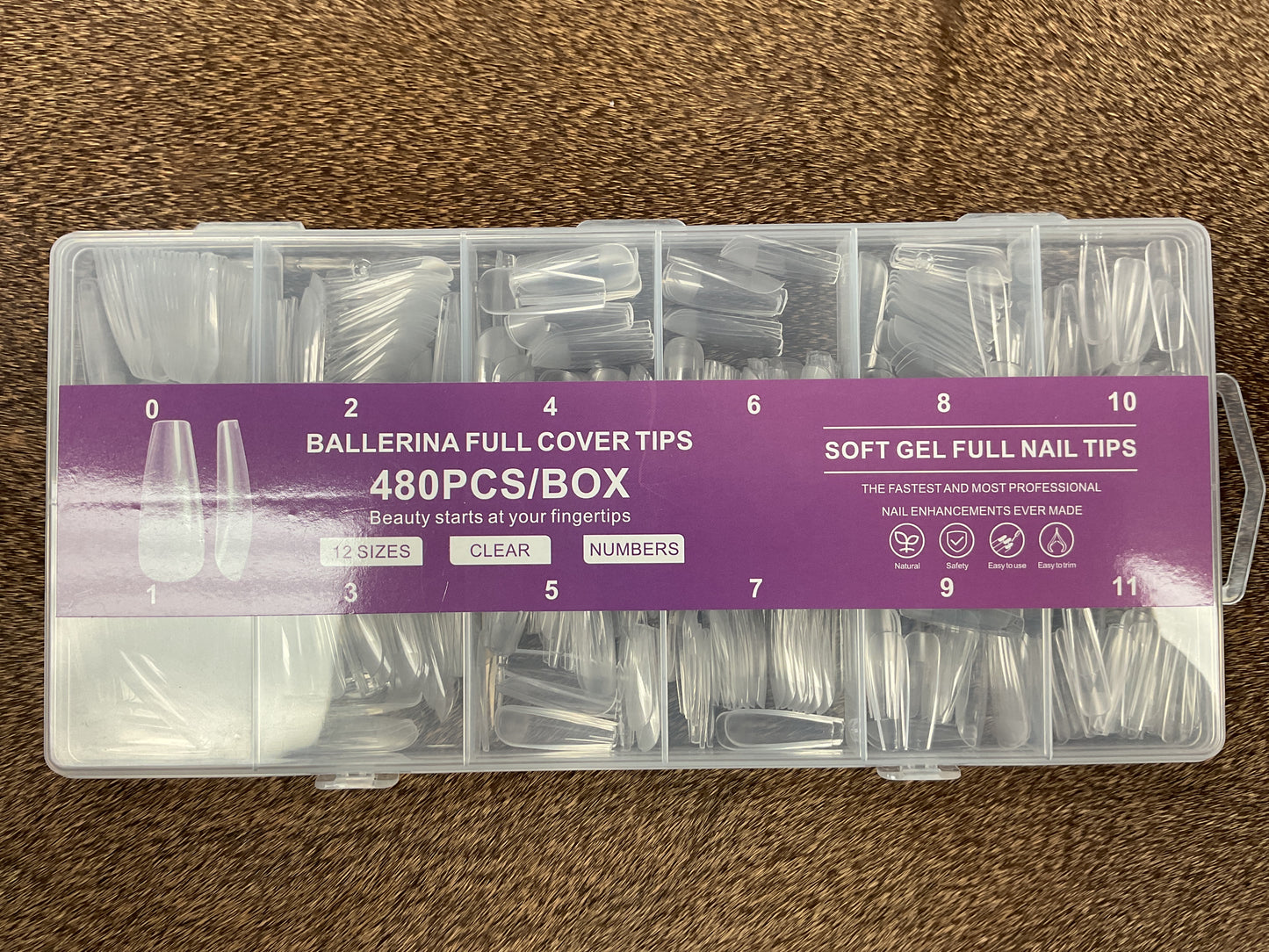 Ballerina Soft Gel Nail Tips 480pcs