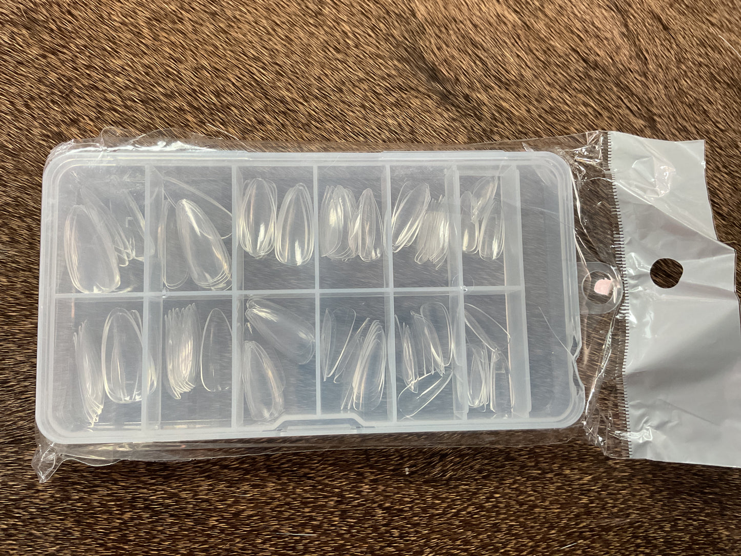 Clear Acrylic Nail Tips Set
