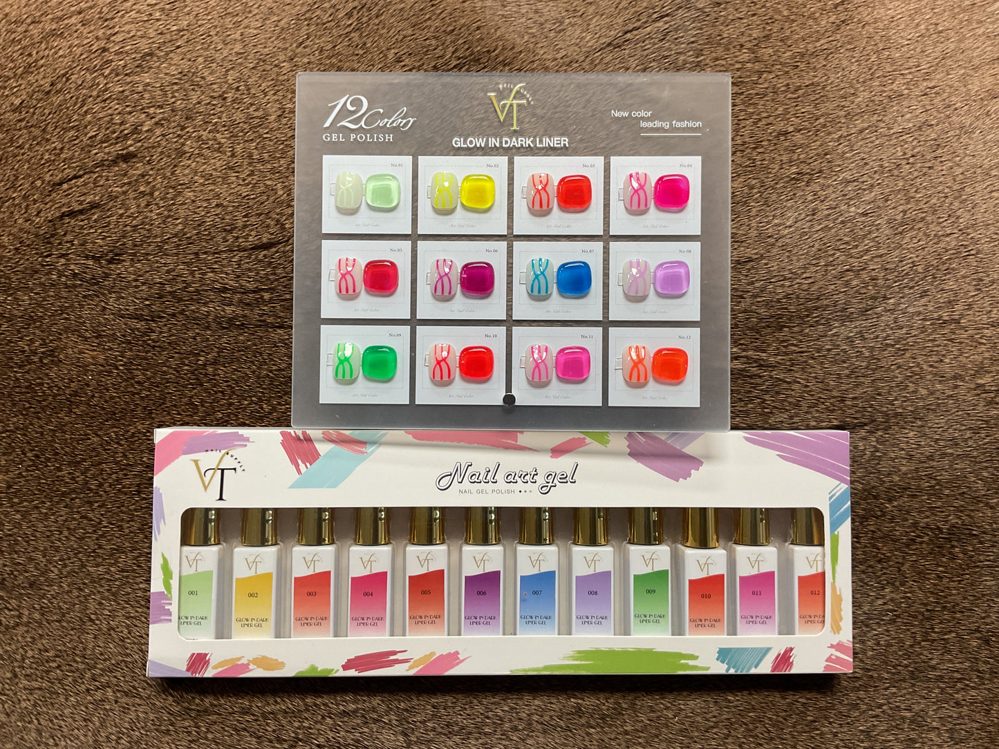 VT 12-Color Glow-in-Dark Gel Polish