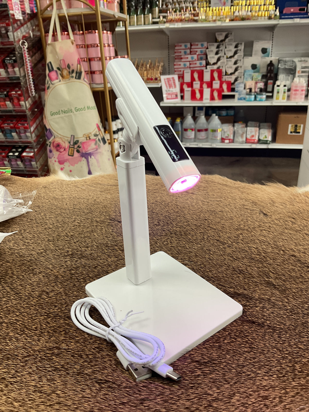 LED Rechargeable Flash Cure Lamp w/Stand