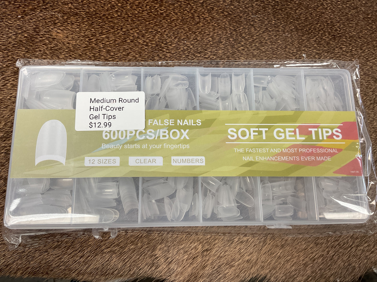 Medium Round Soft Gel Half-Cover Nail Tips