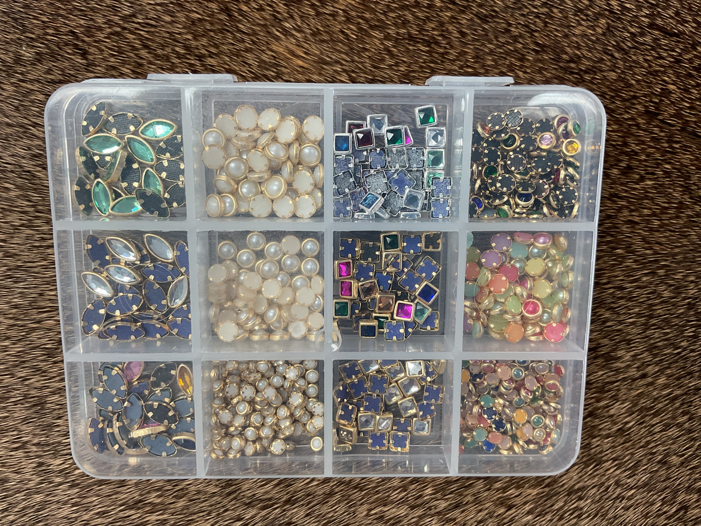 Retro Rhinestones & Gems Box