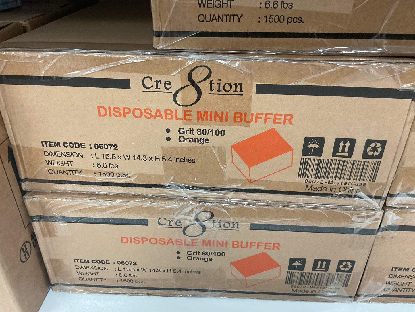 Cre8tion Disposable Mini Buffer 80/100- case