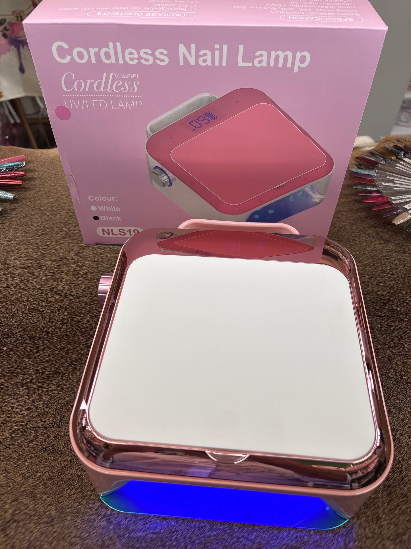 Cordless Rechargeable Nail Lamp- 90 Watt