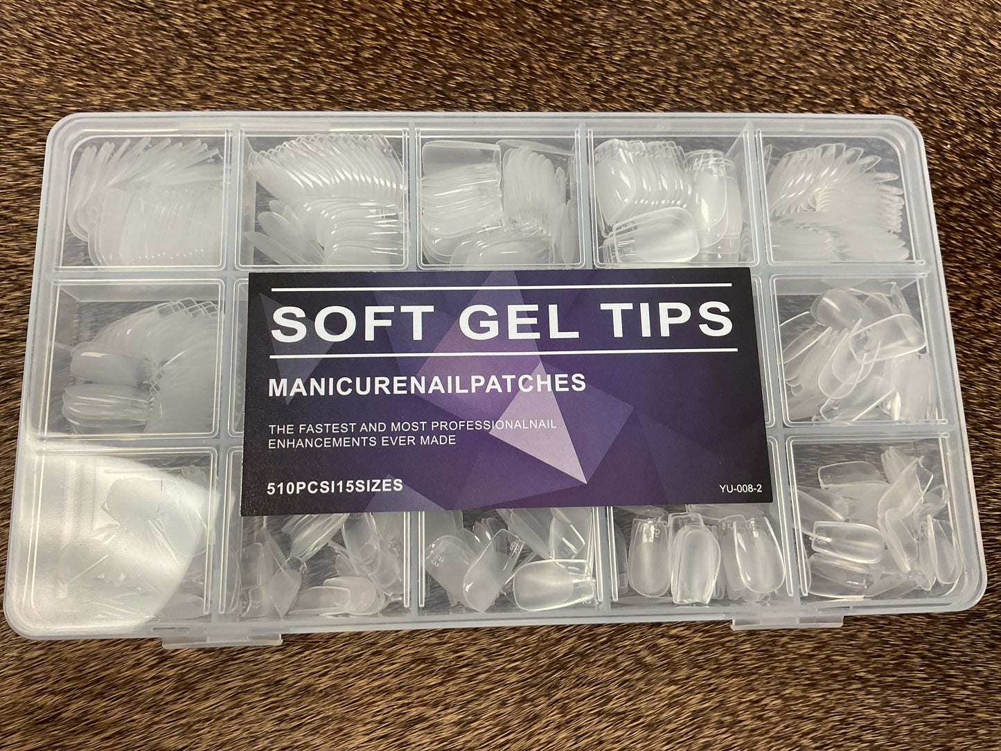 Soft Gel Nail Tips -Ultra Short Square 510pcs