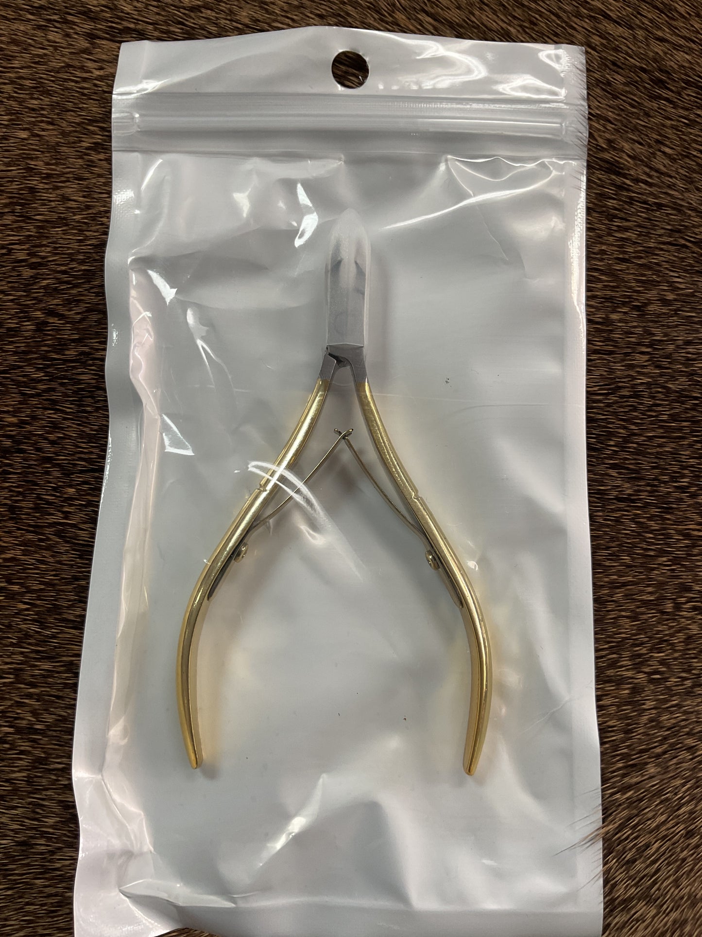 Gold-Handled Precision Cuticle Nippers