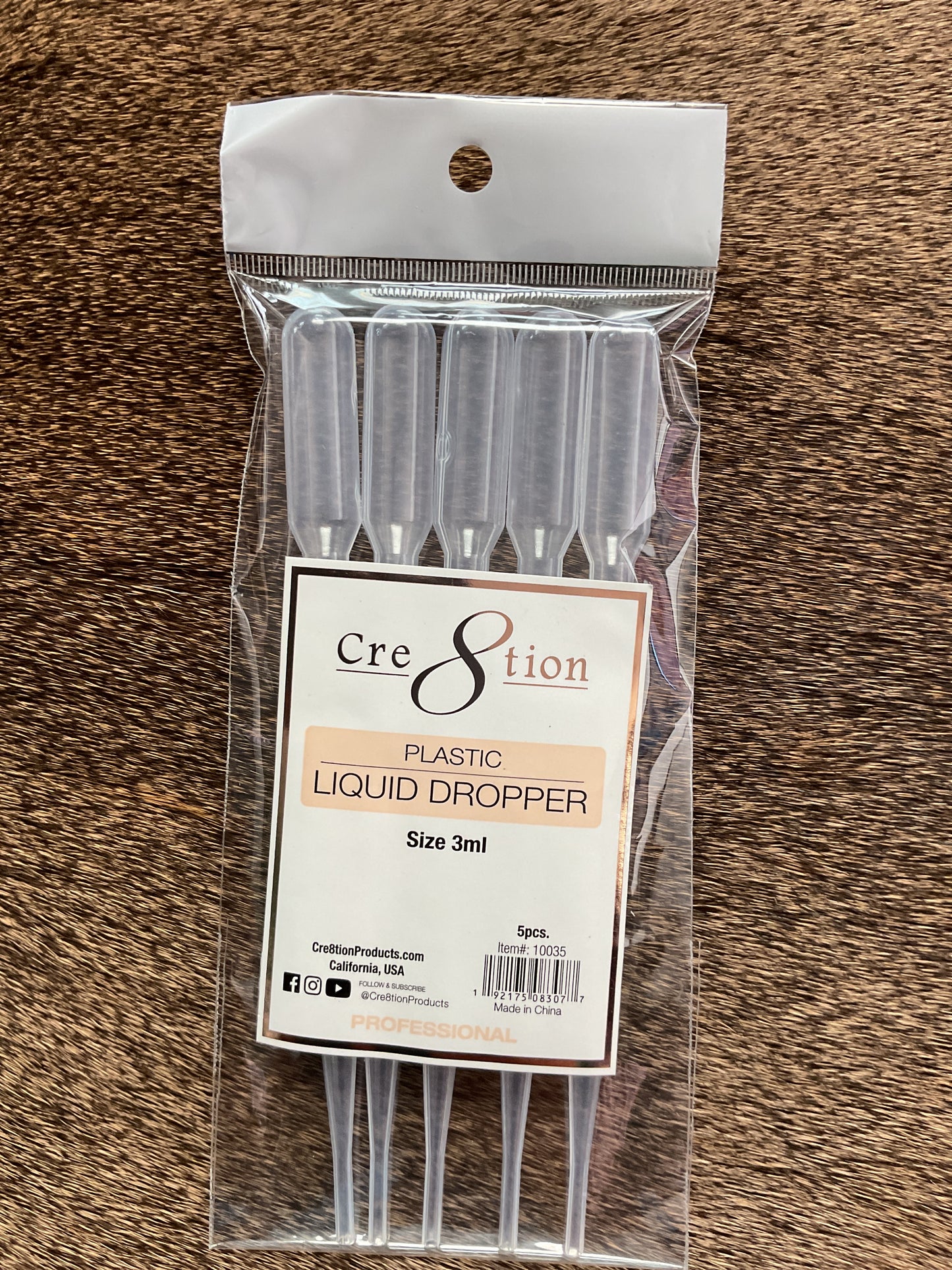 Cre8tion Plastic Liquid Droppers 3ml