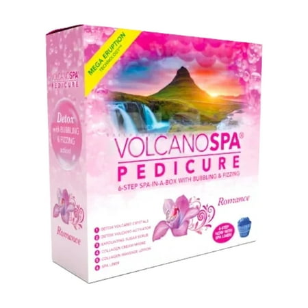 LA PALM Volcano Spa Eruption Pedicure 6-Step Spa in a Box        Romance