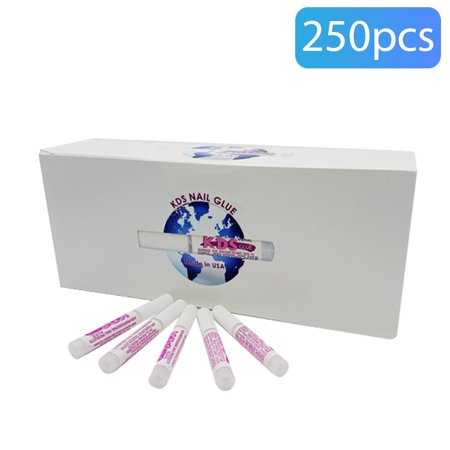 KDS Nail Tip Glue 250 Pcs - Super Bond Adhesive