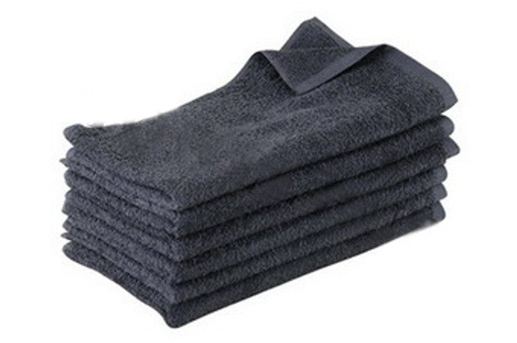 Towel Hub 16x28 - Charcoal Bleach Proof Salon Towels.  (12 per pack)