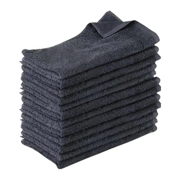 Towel Hub 16x28 - Charcoal Bleach Proof Salon Towels.  (12 per pack)
