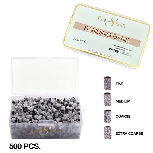 Cre8tion 500pc Sanding Bands- Medium