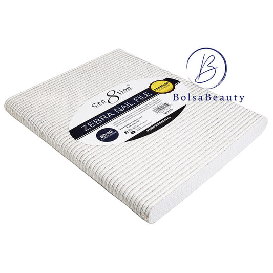 Cre8tion Premium White Nail File 50pcs