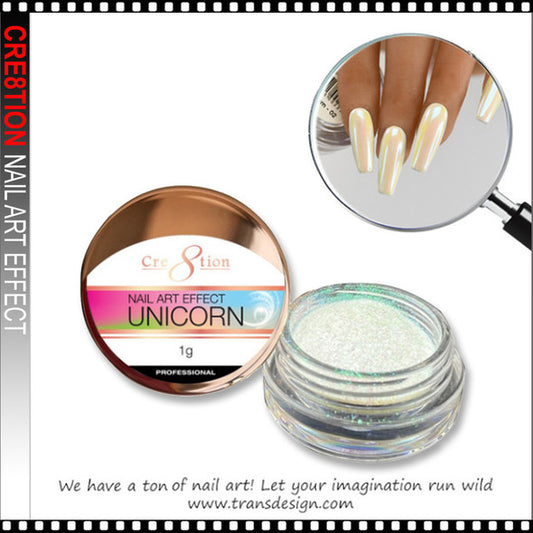 Cre8tion Unicorn Powder Nail Art Effect #12