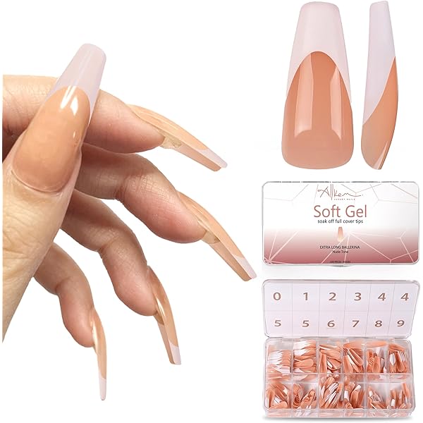 Medium Almond Soft Gel Nail Tips