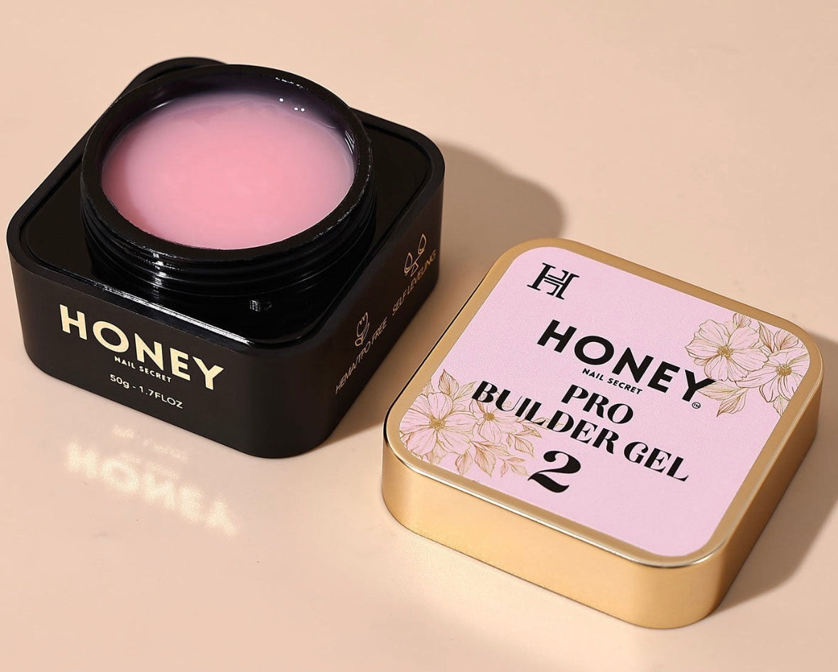 Honey Nail Secret  Colored Builder Gel. Hema & TPO Free, 50g