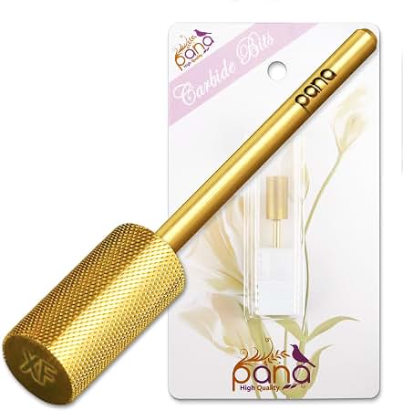 Gold Tungsten Carbide Nail Drill Safety Bit- Fine